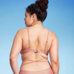 Women's Strappy Underwire Bikini Top - Wild Fable™ Brown Lurex -Selfie Leslie GUEST 5ad04847 1f9c 4def 88a3 7fc59880e39f