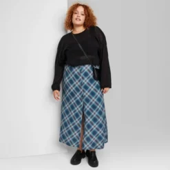 Women's Button-Front Printed Midi Skirt - Wild Fable™ -Selfie Leslie GUEST 5b978f5e a531 4a43 a1c0 241fdd91cb7a