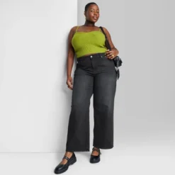 Women's Super-High Rise Wide Leg Baggy Jeans - Wild Fable™ Black Wash -Selfie Leslie GUEST 5c0eec36 b46d 4919 afb4 f439da56bd32