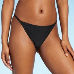 Women's Side Tab Extra Cheeky High Leg Bikini Bottom - Wild Fable™ Black -Selfie Leslie GUEST 5d612f7f be83 4887 b4bb c74f95361500