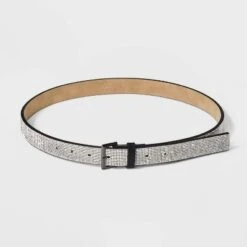 Women's Rhinestone Belt - Wild Fable™ Black
