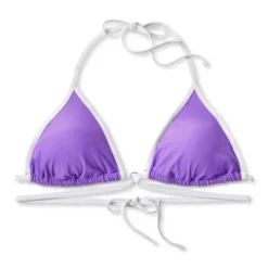 Women's Strappy Ring Front Triangle Bikini Top - Wild Fable™ Purple -Selfie Leslie GUEST 5f56dfab 7037 4c4c b6db a03205c010ad