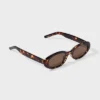 Women's Plastic Oval Sunglasses - Wild Fable™ Brown: Maximum UV Protection, Polycarbonate Lenses, Recycled Frame 2 Women's Plastic Oval Sunglasses - Wild Fable™ Brown: Maximum UV Protection, Polycarbonate Lenses, Recycled Frame -Selfie Leslie GUEST 5f63e54f 7c4e 459e 947a 3409a300eb10