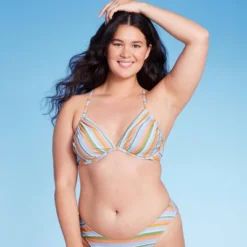 Women's Underwire Bikini Top - Wild Fable™ Multi Lurex Striped -Selfie Leslie GUEST 5fa61f57 c216 438b 84c4 9bb5b1f6bec5