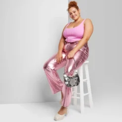Women's High-Rise Metallic Flare Pants - Wild Fable™ -Selfie Leslie GUEST 5fc4eac5 d6f6 47c6 9469 876f83f8a83a