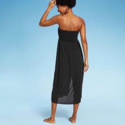 Women's Smocked High Slit Convertible Cover Up Dress - Wild Fable™ -Selfie Leslie GUEST 6212655b 4036 44d6 b50a b431c1a1b874