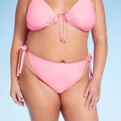 Women's Side-Tie Low-Rise Cheeky High Leg Bikini Bottom - Wild Fable™ -Selfie Leslie GUEST 62a130c4 92e5 4dc5 bab0 85438963e289