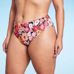 Women's Ribbed High Waist High Leg Cheeky Bikini Bottom - Wild Fable™ -Selfie Leslie GUEST 68c059a9 9cc2 4cb4 ab16 70762d388920