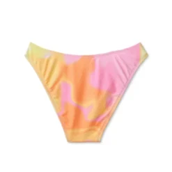 Women's High Leg Cheeky Bikini Bottom - Wild Fable™ Pink/Orange/Yellow Tie-Dye -Selfie Leslie GUEST 68dcfa09 426e 4bd8 b8ce 0aa9335f1df2