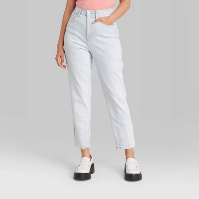 Women's Super-High Rise Curvy Tapered Jeans - Wild Fable™ Ultra Light Wash 3 Women's Super-High Rise Curvy Tapered Jeans - Wild Fable™ Ultra Light Wash