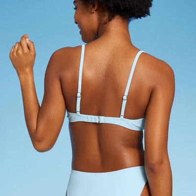 Women's Tie Detail Underwire Bikini Top - Wild Fable™ 3 Women's Tie Detail Underwire Bikini Top - Wild Fable™