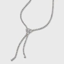Crystal Y-Necklace - Wild Fable™ Silver -Selfie Leslie GUEST 6d66c7e9 3807 48e4 b462 8500bbd3a0e3