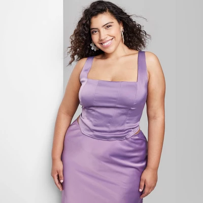 Women's Satin Corset Tank Top - Wild Fable™ 5 Women's Satin Corset Tank Top - Wild Fable™ - Image 3