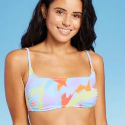 Women's Ribbed Square Neck Bralette Bikini Top - Wild Fable™ -Selfie Leslie GUEST 756d70c5 5ea2 4ae5 8b62 41b5c63d1b1e