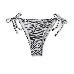 Women's Ultra High Leg Adjustable Coverage Bikini Bottom - Wild Fable™ Black/White Zebra Print -Selfie Leslie GUEST 77349a7b a4e0 4eb5 81b3 435568a84641