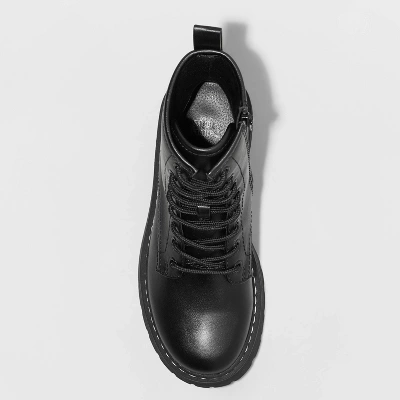 Women's Zea Combat Boots - Wild Fable™ Black 4 Women's Zea Combat Boots - Wild Fable™ Black - Image 2