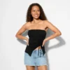 Women's Asymmetrical Slim Fit Tube Top - Wild Fable™ -Selfie Leslie GUEST 7bfcc037 9ade 4af9 8c44 8fa7e94f63d3