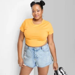 Women's High-Rise Cutoff Jean Shorts - Wild Fable™ -Selfie Leslie GUEST 7dbe6b81 cd7e 4329 887d 1dff116f976d