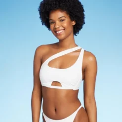 Women's Cut Out One Shoulder Bikini Top - Wild Fable™ -Selfie Leslie GUEST 800fd6c7 2a0c 47da a2ed 474773c8e3c9