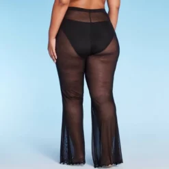 Women's Mesh High Waist Flare Cover Up Pants - Wild Fable™ -Selfie Leslie GUEST 810707fd 869c 40a0 a8cd af1b5eede330