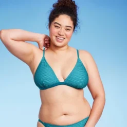 Women's Crochet Overlay Triangle Bikini Top - Wild Fable™ Blue -Selfie Leslie GUEST 8109d63c b587 4e71 8be1 98b78a6c1437