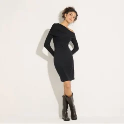 Women's Off-Shoulder Draped Dress - Wild Fable™ Black 7 Women's Off-Shoulder Draped Dress - Wild Fable™ Black -Selfie Leslie GUEST 863864dd 32d2 4b40 a6cb 4098e751f13c