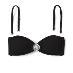 Women's Pucker Textured Center Front Shell Detail Bandeau Bikini Top - Wild Fable™ -Selfie Leslie GUEST 87d98987 77fd 402e b3a0 9a6ebc34ab91