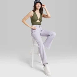 Women's Twist-Front Cut Out Tank Bodysuit - Wild Fable™ -Selfie Leslie GUEST 8995ff1f e9d2 448a b70b 7f68acfd111f