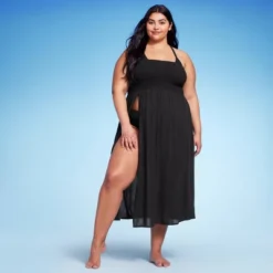 Women's Smocked High Slit Convertible Cover Up Dress - Wild Fable™ -Selfie Leslie GUEST 8a14f939 7a45 41b1 b667 1afd7c4c90b3