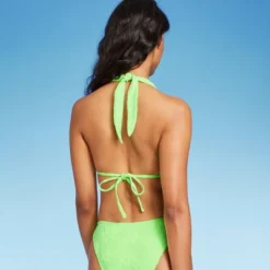 Women's Terry Textured U-Neck Multi-Way Bralette Bikini Top - Wild Fable™ Tropical Green -Selfie Leslie GUEST 8cbfcb81 49f3 4ecb 977d 63dc56ef2d3f