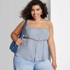 Women's Lace Trim Babydoll Cami - Wild Fable™ -Selfie Leslie GUEST 8cfa7058 5065 408c a88c bd2ba58f3a70