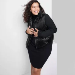 Women's Iridescent Cropped Puffer Vest - Wild Fable™ Black 9 Women's Iridescent Cropped Puffer Vest - Wild Fable™ Black -Selfie Leslie GUEST 8e3de4cc b49f 4c95 8e7c c4834e5b911f