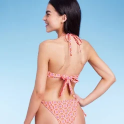 Women's U Bralette Multiway Bikini Top - Wild Fable™ Orange Tile Print -Selfie Leslie GUEST 902c344d 30ba 4701 b257 c8be6c82f4cf