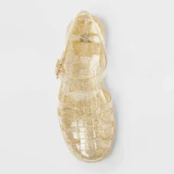 Women's Poppy Ankle Strap Jelly Sandals - Wild Fable™ Light Gold -Selfie Leslie GUEST 915229e1 9637 4dc6 8ef3 1f2b4686a199