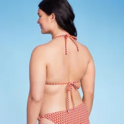 Women's Ribbed Triangle Bikini Top - Wild Fable™ Geo Print -Selfie Leslie GUEST 916b4a65 4dfc 452e ae98 93008d7b2864