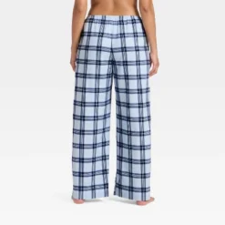Women's Flannel Wide Leg Pajama Pants - Wild Fable™