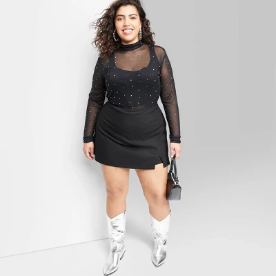 Women's High-Rise Bodycon Mini Skort - Wild Fable™ 5 Women's High-Rise Bodycon Mini Skort - Wild Fable™ - Image 4