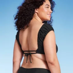 Women's Cap Sleeve Smocked Bralette Bikini Top - Wild Fable™ -Selfie Leslie GUEST 9348d823 5432 484f 8f2c b0ff17b82845