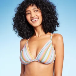 Women's Underwire Bikini Top - Wild Fable™ Multi Lurex Striped -Selfie Leslie GUEST 941b837c 2f2f 4f45 bc81 f0c82d98318a