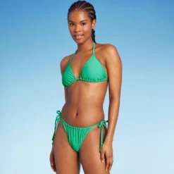 Women's Side-Tie Scoop Front High Leg Adjustable Bikini Bottom - Wild Fable™ -Selfie Leslie GUEST 96a68ebb 0c93 44f0 b556 6fa381cdd794