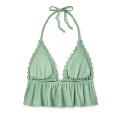 Women's Crochet Tie-Front Longline Bikini Top - Wild Fable™ Soft Green -Selfie Leslie GUEST 9983ebdf 3d58 4e7c 8588 1970fff3ed7f