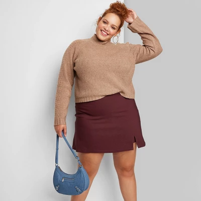 Women's High-Rise Bodycon Mini Skort - Wild Fable™ 4 Women's High-Rise Bodycon Mini Skort - Wild Fable™ - Image 3