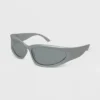 Sport Matte Finish Sunglasses - Wild Fable™ Gray