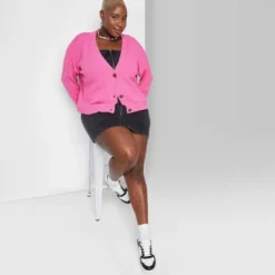 Women's Slouchy Button-Front Cardigan - Wild Fable™ -Selfie Leslie GUEST 9bb794a2 e27c 483b 8f14 738d50469d4c