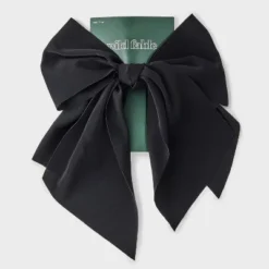 Floral Bow Hair Barrette - Wild Fable™ Black