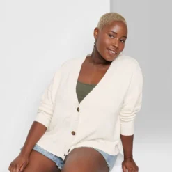 Women's Slouchy Button-Front Cardigan - Wild Fable™ -Selfie Leslie GUEST a0e692ee 0c57 4453 9798 3b28a1657162