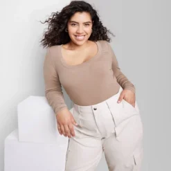 Women's Long Sleeve Scoop Neck T-Shirt - Wild Fable™ 11 Women's Long Sleeve Scoop Neck T-Shirt - Wild Fable™ -Selfie Leslie GUEST a5dd652b 0e77 4f7f a8cd c1cf4b55d56a