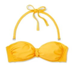 Women's Knot-Front Bandeau Bikini Top - Wild Fable™ Yellow -Selfie Leslie GUEST a5f760e0 21ec 45dc a765 63349fcc3eb2
