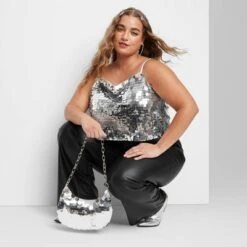 Trio Imitation Rhodium With Glass Crystal Rhinestone Hoop Stud Earring Set 3pc - Wild Fable™ White Crystal: Sparkly Hoops, Nickel-Free Metal -Selfie Leslie GUEST a7afe79f 1e63 43f5 a714 c5aedd92c993