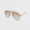 Women's Solid Plastic Metal Aviator Combo Sunglasses - Wild Fable™ Beige Nude -Selfie Leslie GUEST a95fe582 aa26 4fa1 83c9 fda8baa319e6